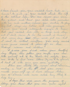 Lot #1005 Bonnie Parker and Clyde Barrow Autograph Letter Signed - Image 3