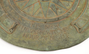 Lot #1086  Tiffany Studios Bronze Garden Sundial - Image 1