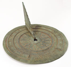 Lot #1086  Tiffany Studios Bronze Garden Sundial - Image 9