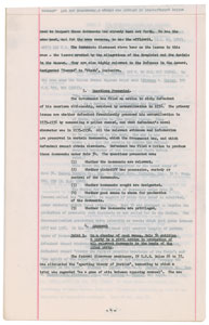 Lot #1027 Vito Genovese Original Court Document - Image 4