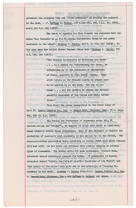 Lot #1027 Vito Genovese Original Court Document - Image 5