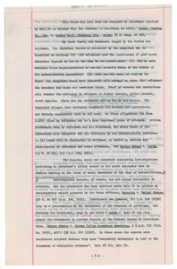 Lot #1027 Vito Genovese Original Court Document - Image 7