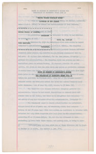 Lot #1027 Vito Genovese Original Court Document