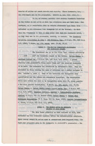 Lot #1027 Vito Genovese Original Court Document - Image 10