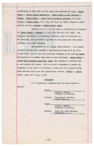 Lot #1027 Vito Genovese Original Court Document - Image 15