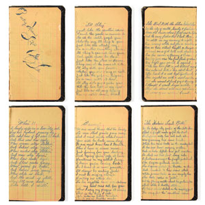 Lot #1006 Bonnie Parker Handwritten Poems - Image 1
