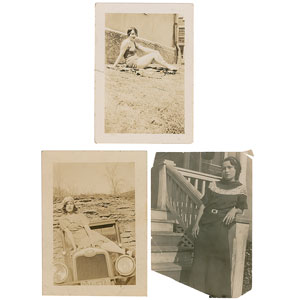 Lot #1003 Blanche Barrow Group of (3) Original Photographs with Marie Barrow Autograph Letter Signed - Image 9