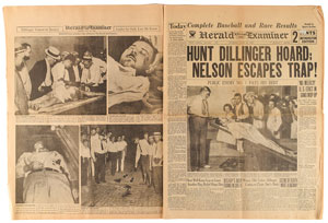 Lot #1034 John Dillinger Newspapers - Image 3