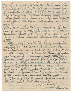 Lot #1033 Fred Burke Autograph Letter Signed - Image 2