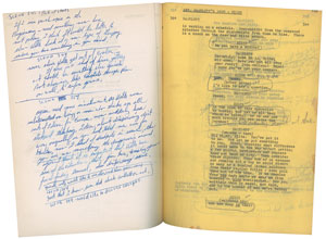 Lot #1081 Steve McQueen's Annotated Script for The Great Escape - Image 2