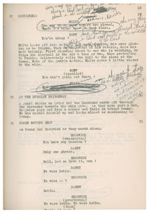 Lot #1081 Steve McQueen's Annotated Script for The Great Escape - Image 11