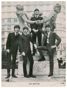 Lot #1071  Beatles Signed Photograph