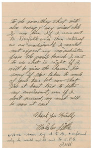Lot #1067  Malcolm X Autograph Letter Signed - Image 3