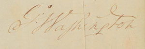 Lot #1052 George Washington Letter Signed - Image 3