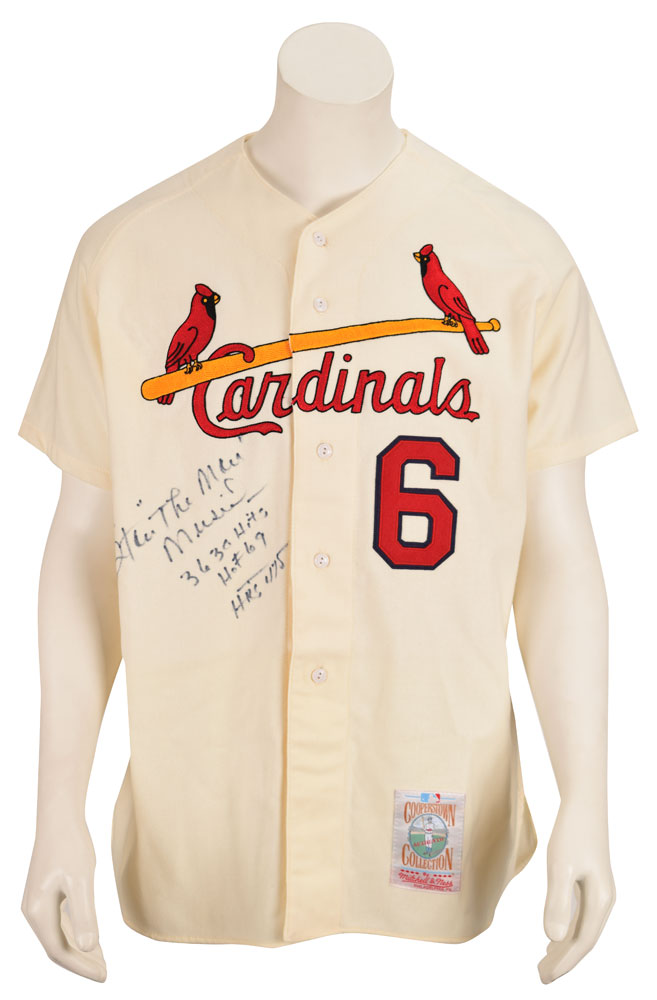 Sold at Auction: MLB St. Louis Cardinals #6 Musial Hooded Sweatshirt