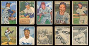 Lot #8036  1950s Topps and Bowman Collection of (296) Cards