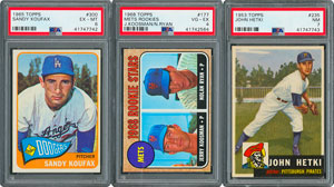 Lot #8133  1949-1973 Multi-Sport Collection with PSA Graded Cards