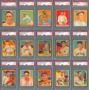 Lot #8018  1910s-30s Baseball Card Collection with PSA Graded HOFers (52) - Image 2