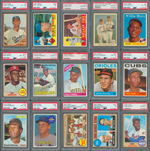 Lot #8040  1950's-80's Hall of Famer and Star Collection of (500+) with (32) PSA Graded