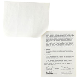 Lot #8192 Thurman Munson 1978-81 New York Yankees Signed Player Contract (Last Contract) - Image 3