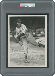 Lot #794 Lefty Grove Signed Photograph