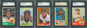 Lot #8041  1950s-1960s SGC Graded Topps and Bowman Collection (23) - Image 3