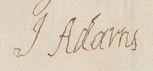 Lot #6 John Adams Signed Free Frank - Image 2