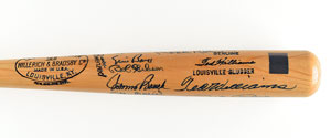 Lot #8194  All-Century Team-Signed Bat with 18 Signatures - Image 2
