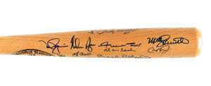 Lot #8194  All-Century Team-Signed Bat with 18 Signatures - Image 4