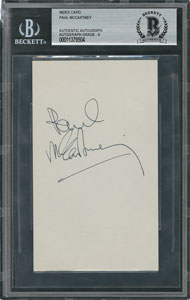 Lot #8410  Beatles Signatures - Image 3