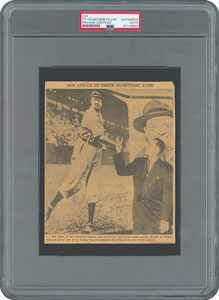 Lot #8307 Cy Young and Bob Feller