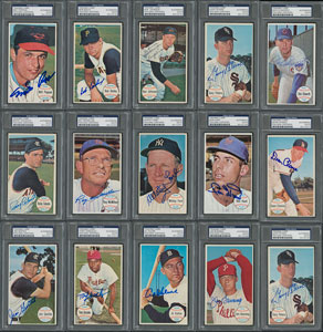 Lot #8098  1964 Topps Giants Near Complete Set (54/60) - all PSA/DNA Authenticated - Image 2
