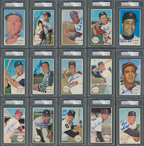 Lot #8098  1964 Topps Giants Near Complete Set (54/60) - all PSA/DNA Authenticated - Image 3