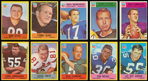 Lot #8141  1966-67 Philadelphia Football Card Collection with (8) PSA Graded - Image 2