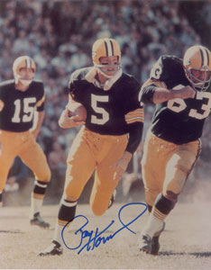 Lot #8368 Paul Hornung Signed Jersey and Photograph - Image 4