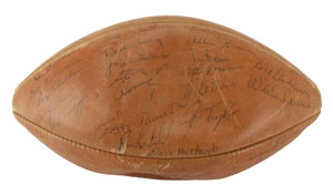 Lot #8363  Green Bay Packers 1966 Team-signed Football - Image 2