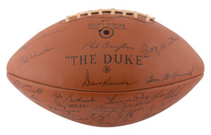 Lot #8364  Green Bay Packers 1968 Team-Signed Football - Image 2