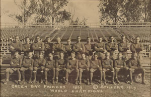 Lot #8362  Green Bay Packers 1929 Championship Team Photograph - Image 1