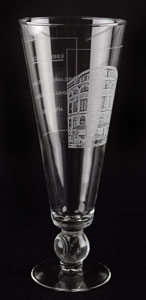 Lot #8319  Ebbets Field Commemorative Drinking Glass - Image 2