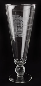 Lot #8319  Ebbets Field Commemorative Drinking Glass - Image 3