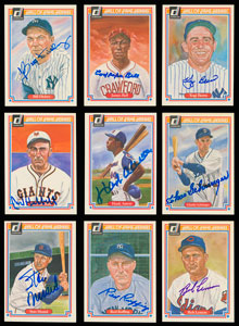 Lot #8129  1983 Donruss Hall of Fame Heroes Autographed Collection with (4) PSA/DNA Graded - Image 3