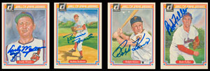 Lot #8129  1983 Donruss Hall of Fame Heroes Autographed Collection with (4) PSA/DNA Graded - Image 4