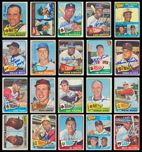 Lot #8102  1965 Topps Signed Partial Set - Image 4