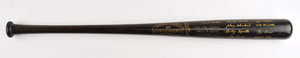 Lot #8316  1964 New York Yankees American League Champions Commemorative Black Bat - Image 1