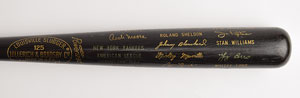 Lot #8316  1964 New York Yankees American League Champions Commemorative Black Bat - Image 2