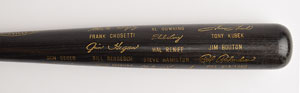 Lot #8316  1964 New York Yankees American League Champions Commemorative Black Bat - Image 3