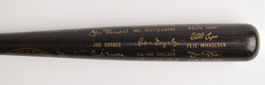 Lot #8316  1964 New York Yankees American League Champions Commemorative Black Bat - Image 4