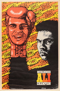 Lot #8341 Muhammad Ali Poster - Image 1