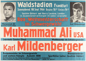 Lot #8342 Muhammad Ali Poster - Image 1