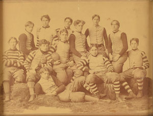 Lot #8345  19th Century Football Photographs